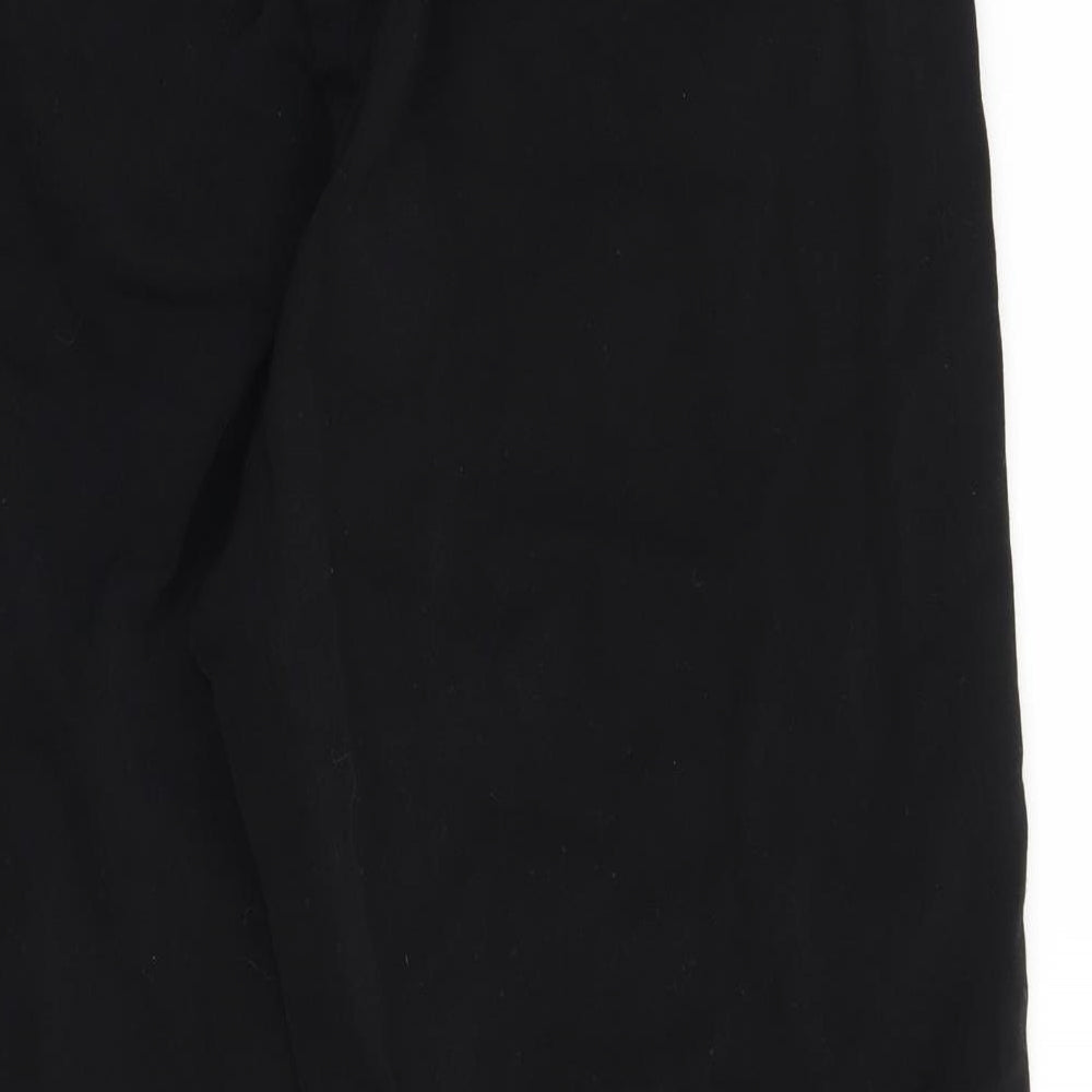 Preworn Womens Black Trousers Size 34 L28 in