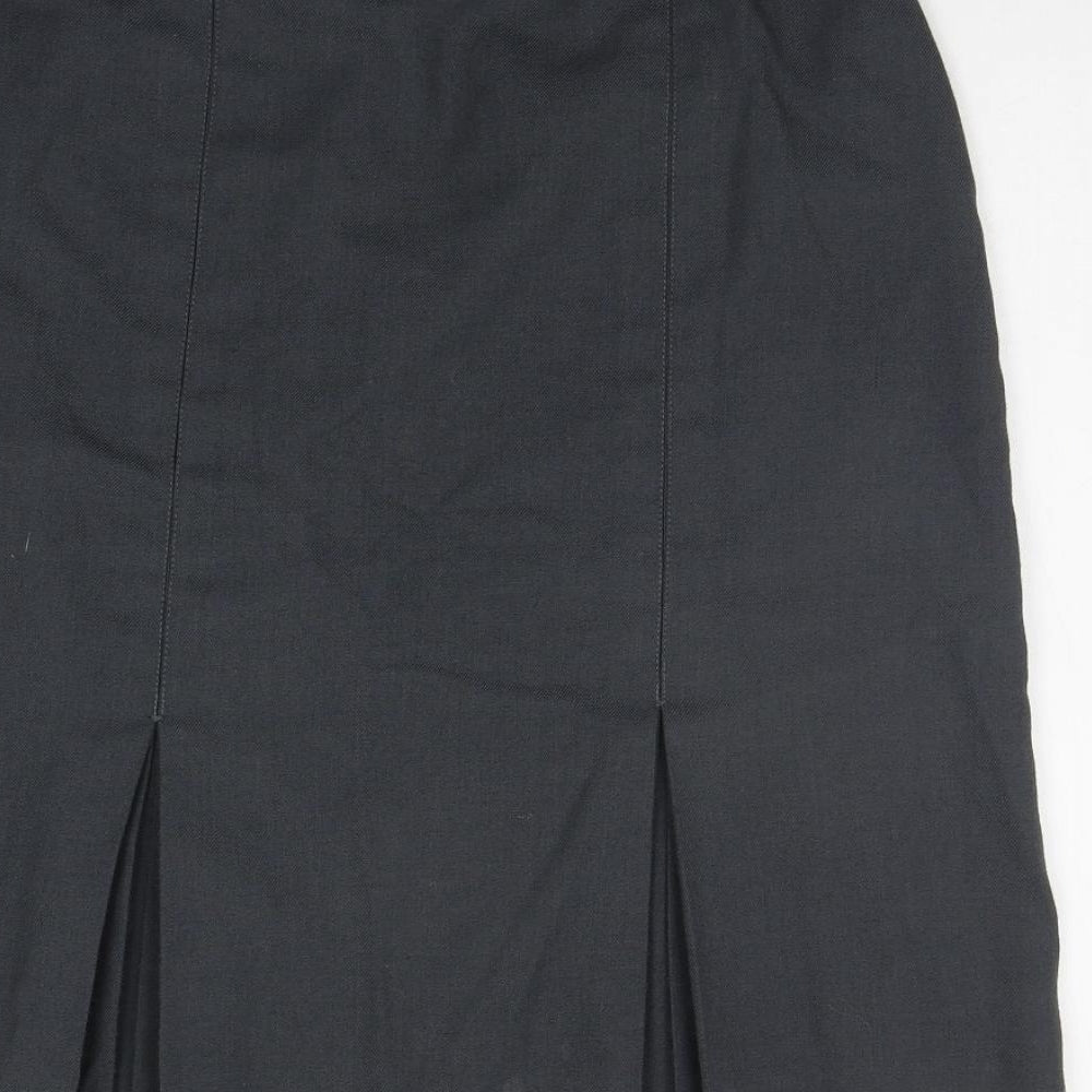 Geejay Womens Grey A-Line Skirt Size 32 in