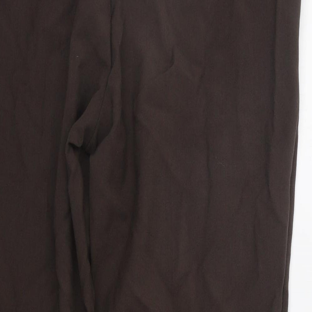 Classics Womens Brown Trousers Size 12 L24 in