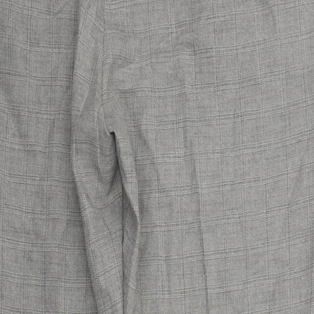 Marks & Spencer Womens Grey Trousers Size 18 L25 in
