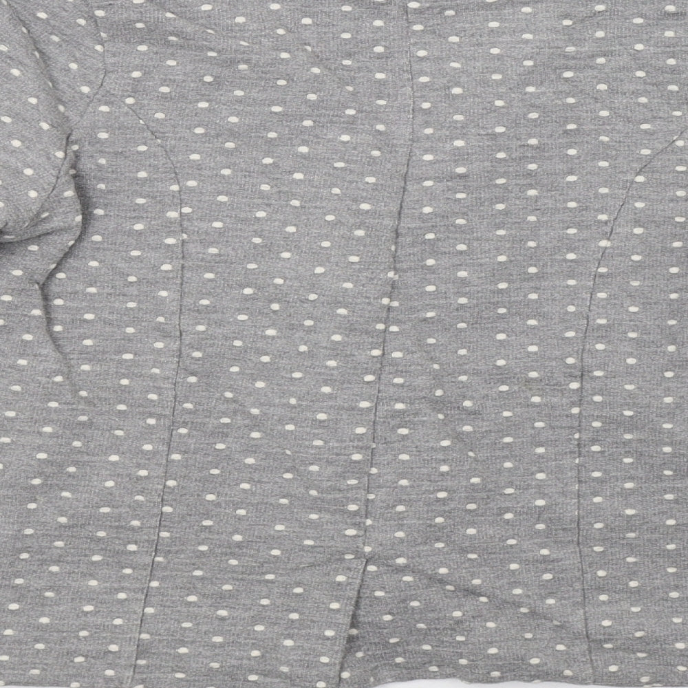 Marks & Spencer Girls Grey Polka Dot Jacket Size 12-13 Years