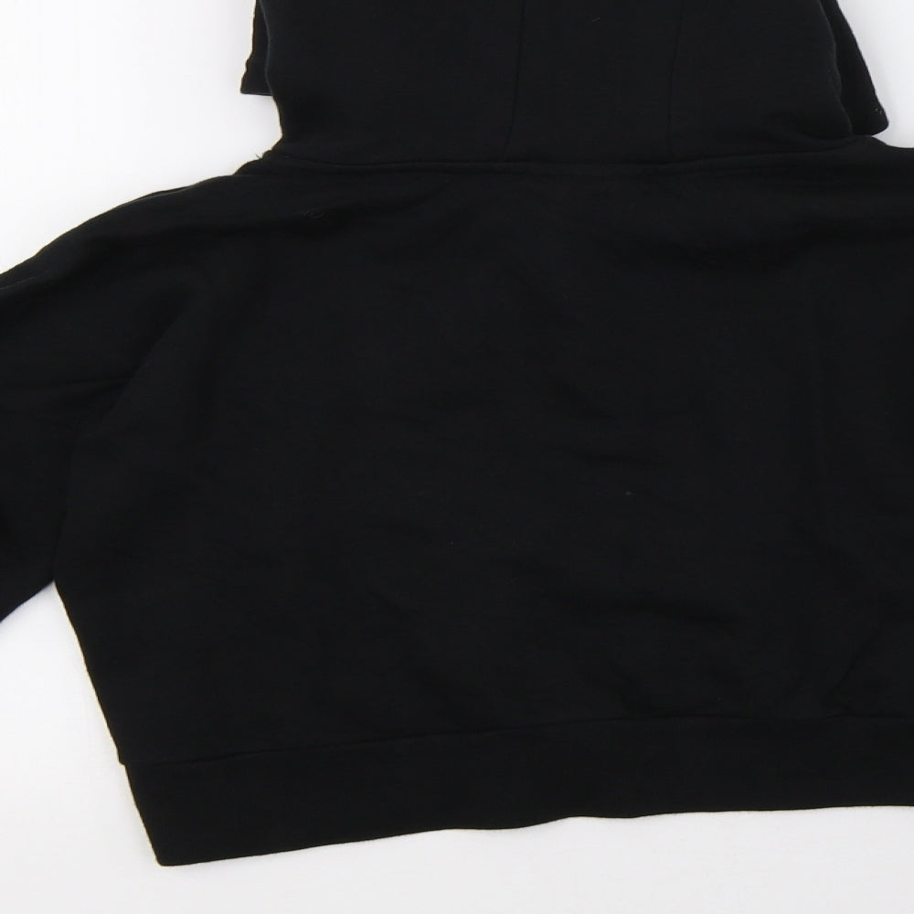 USA Pro Girls Black Pullover Hoodie Size 11-12 Years - cropped