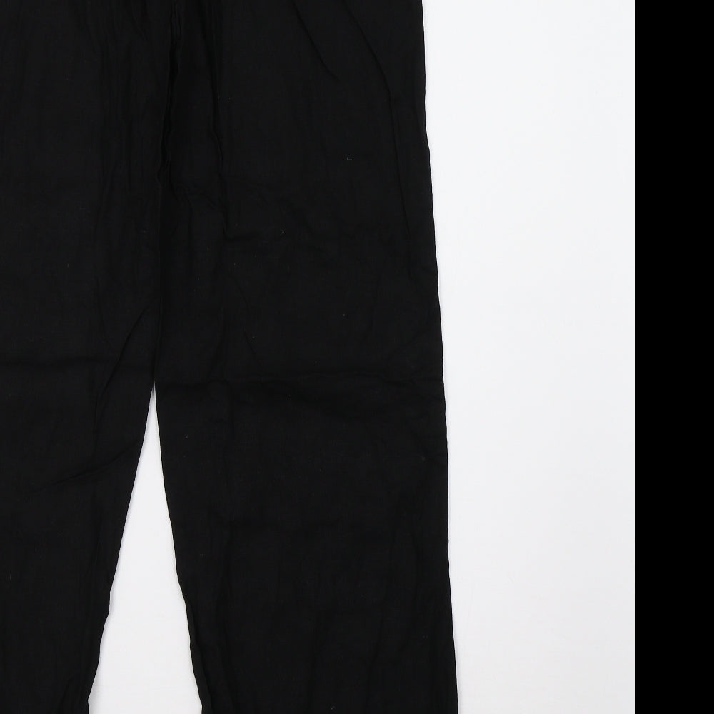 Matalan Womens Black Trousers Size 14 L30 in