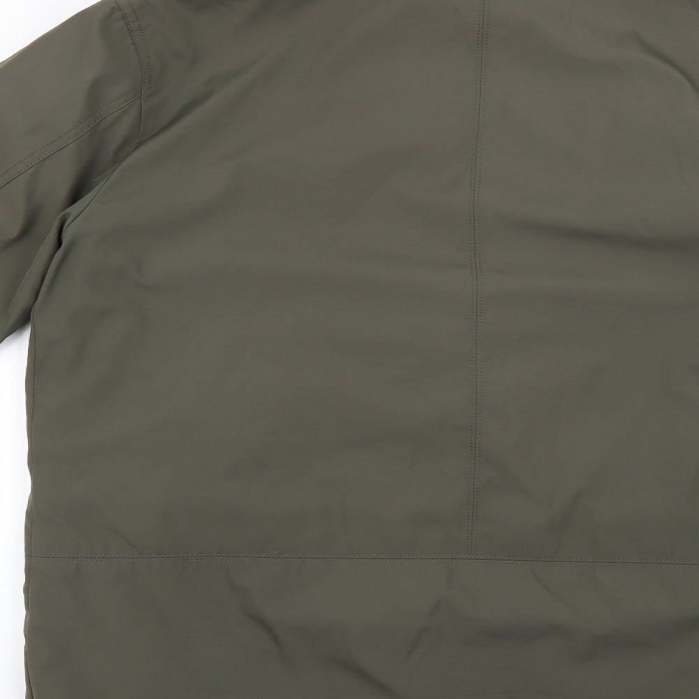 paul berman Mens Green Rain Coat Coat Size S