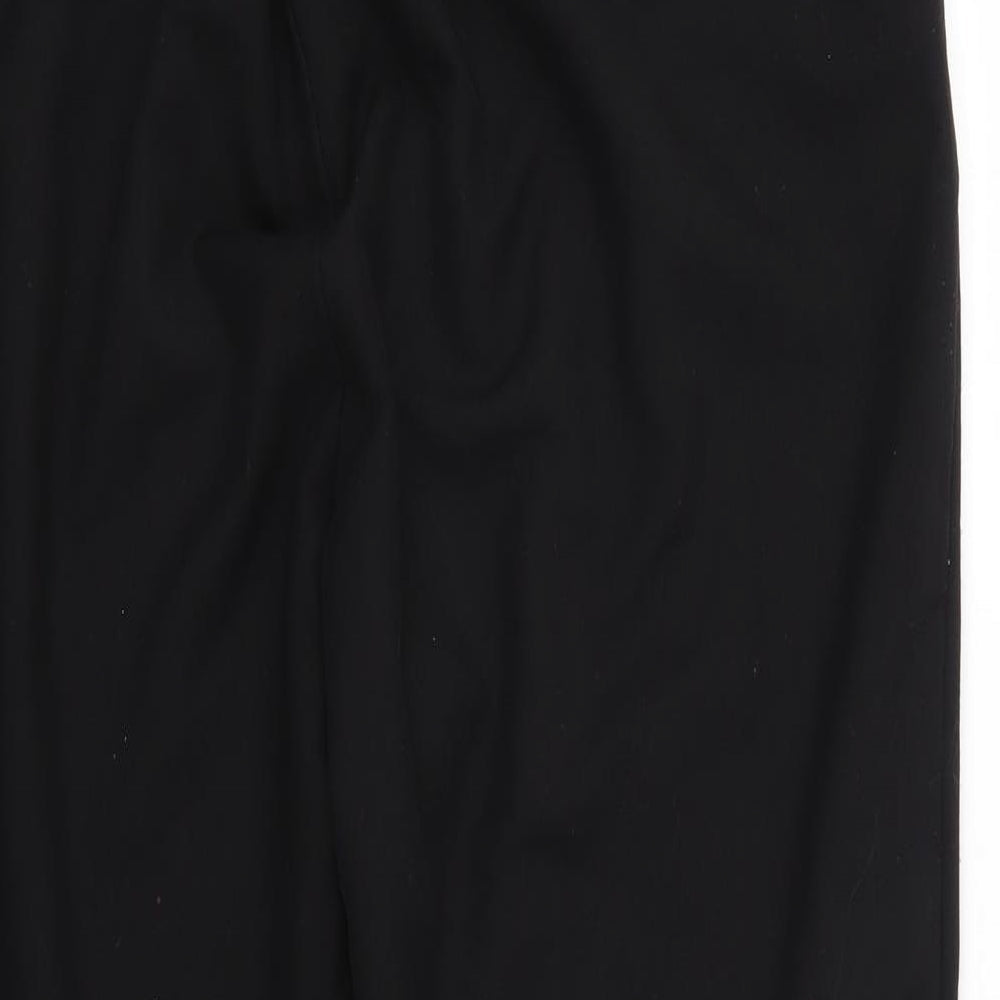collection Womens Black Trousers Size 16 L26 in