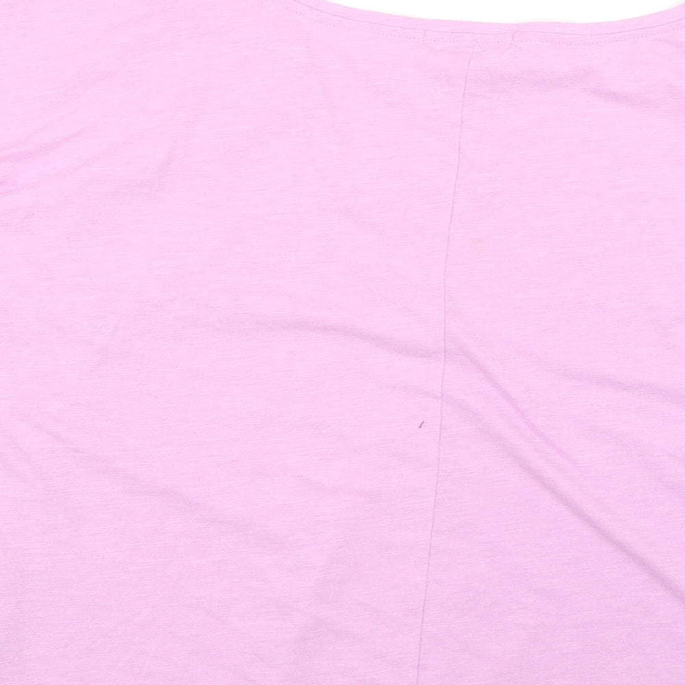 F&F Womens Purple Basic T-Shirt Size 10