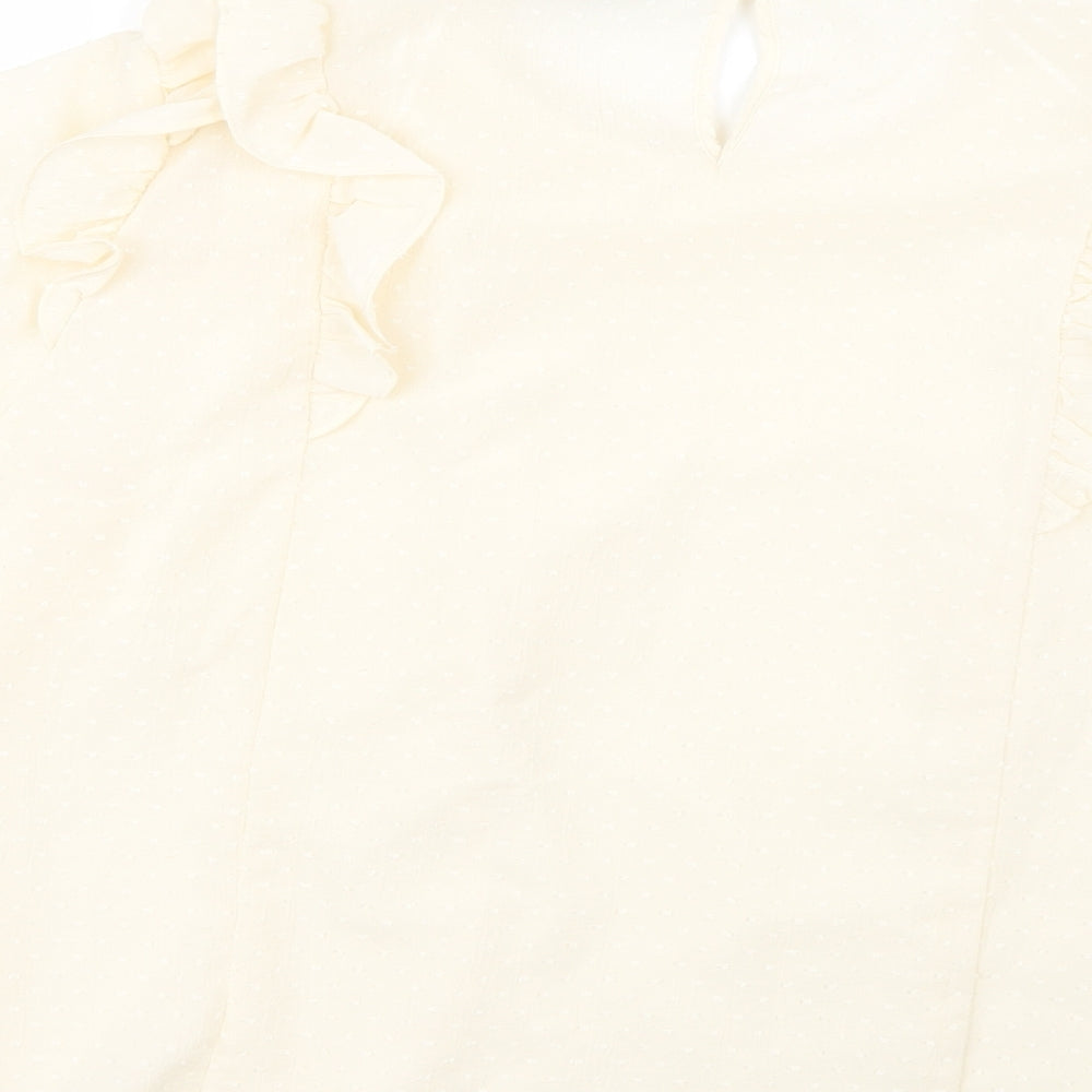 F&F Womens Beige Basic Blouse Size 18