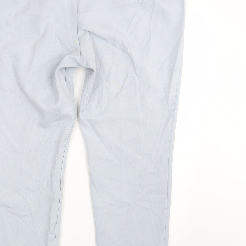 Marks & Spencer Womens Blue Trousers Size 18 L25 in