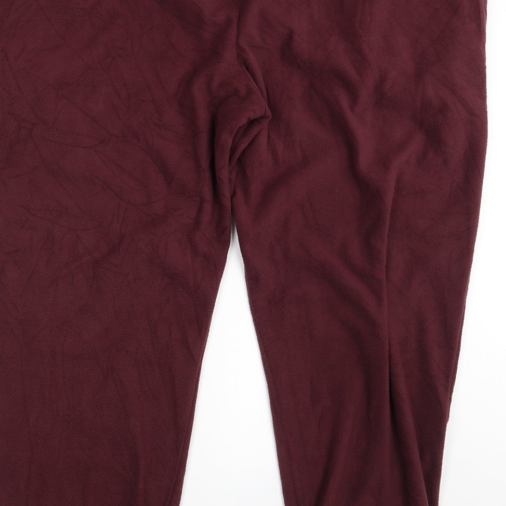 Marks & Spencer Womens Red Sweatpants Trousers Size 4XL L26 in