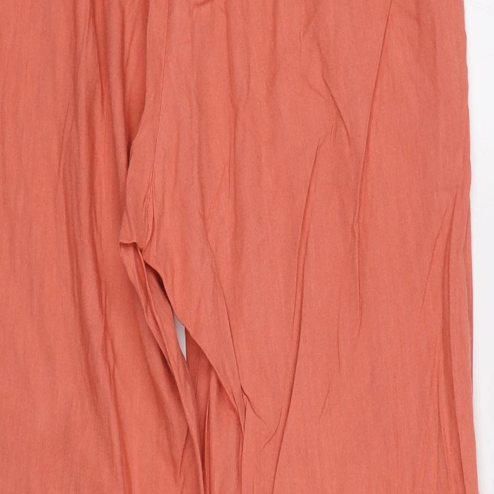Topshop Womens Pink Trousers Size 10 L27 in