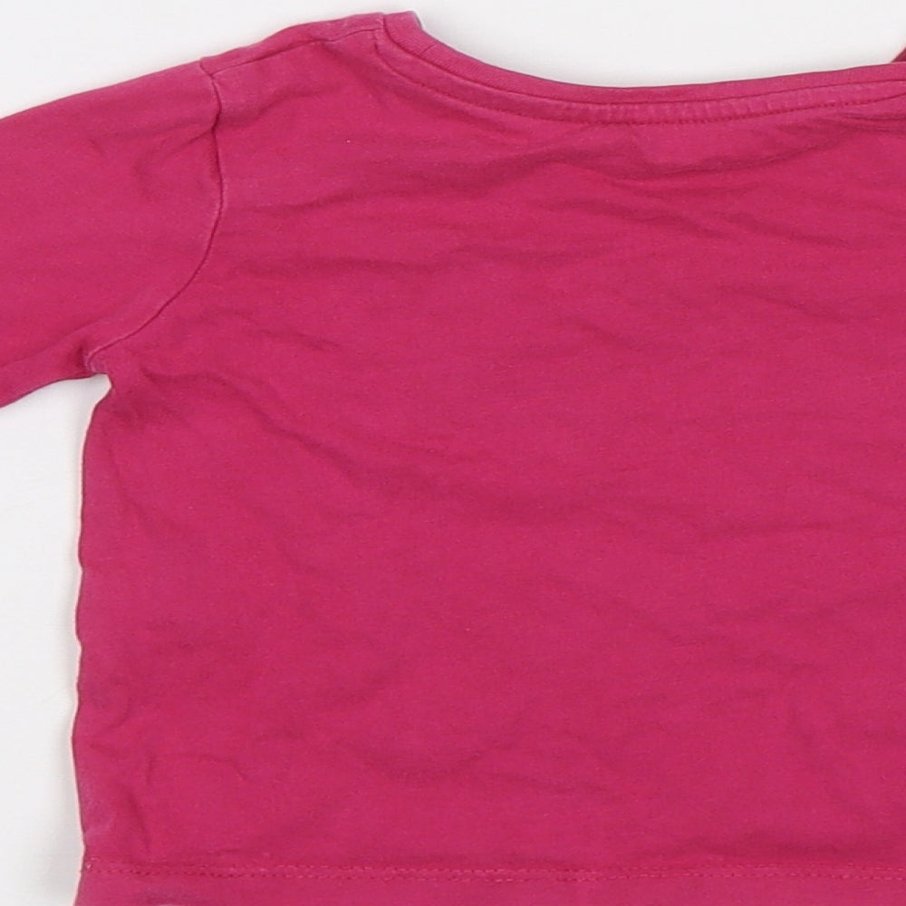 Nutmeg Baby Pink Basic Polo Size 12-18 Months - Bear