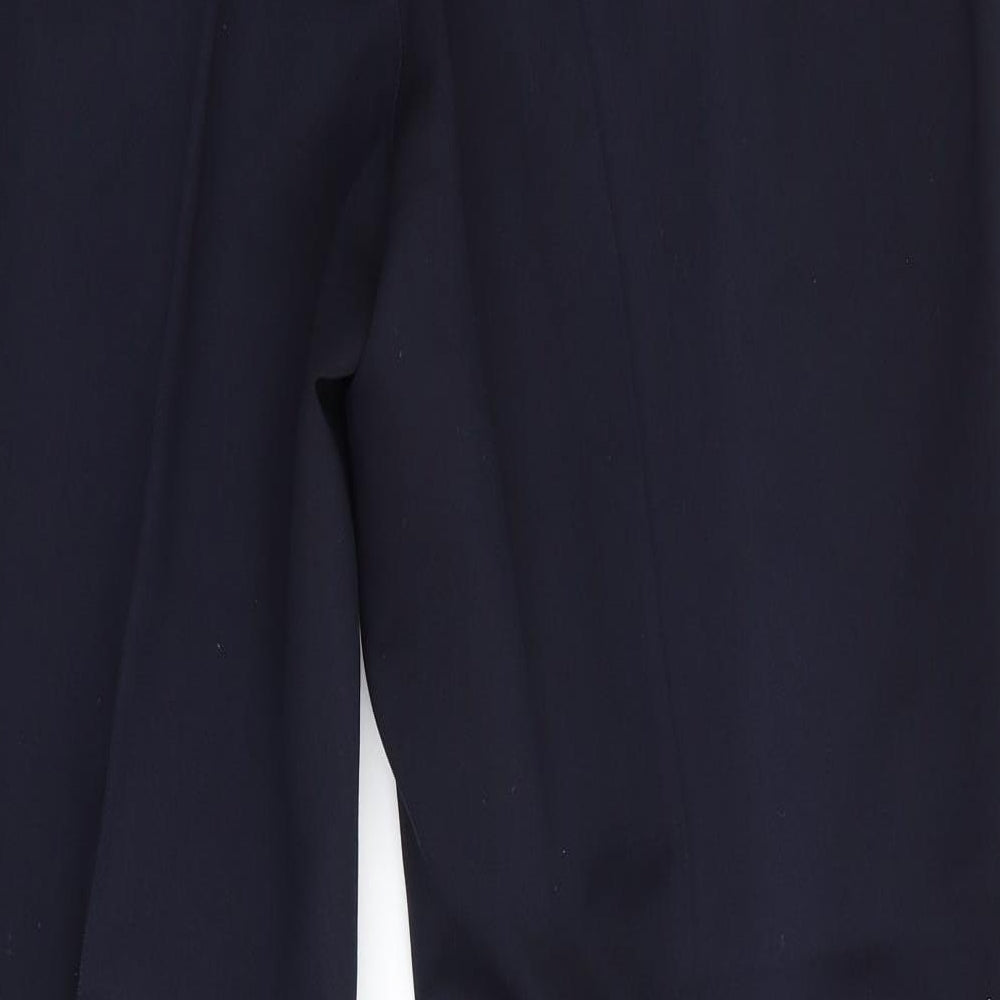 Clubclass Womens Black Trousers Size 16 L28 in