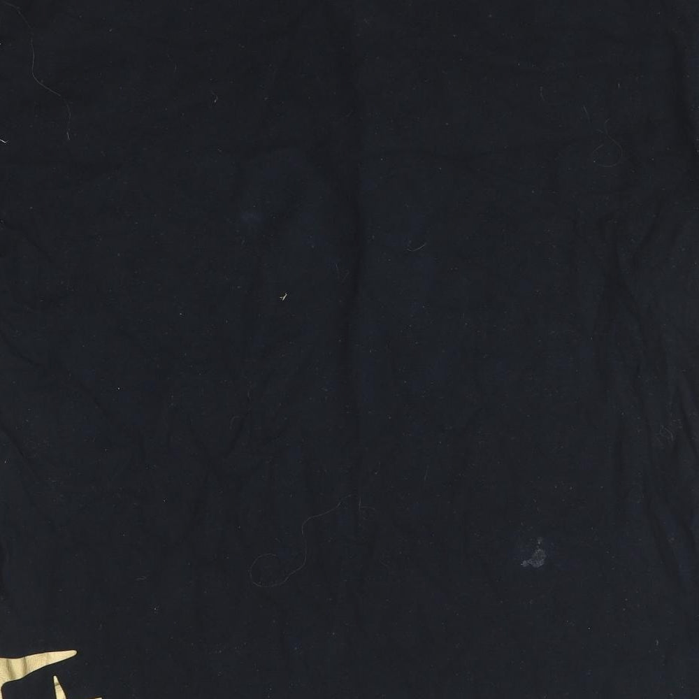 Gildan Mens Black T-Shirt Size L - SHOP'N'SHINE