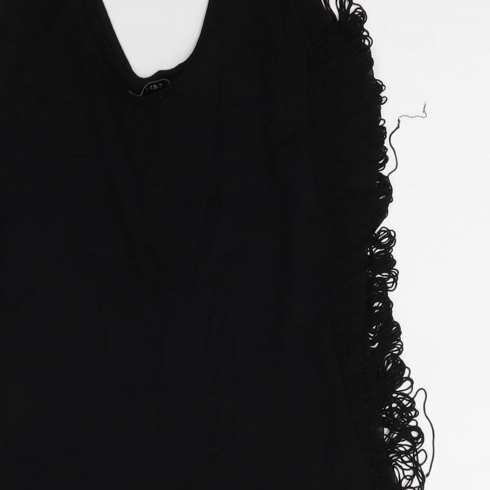 Oasis Womens Black Basic Tank Size S