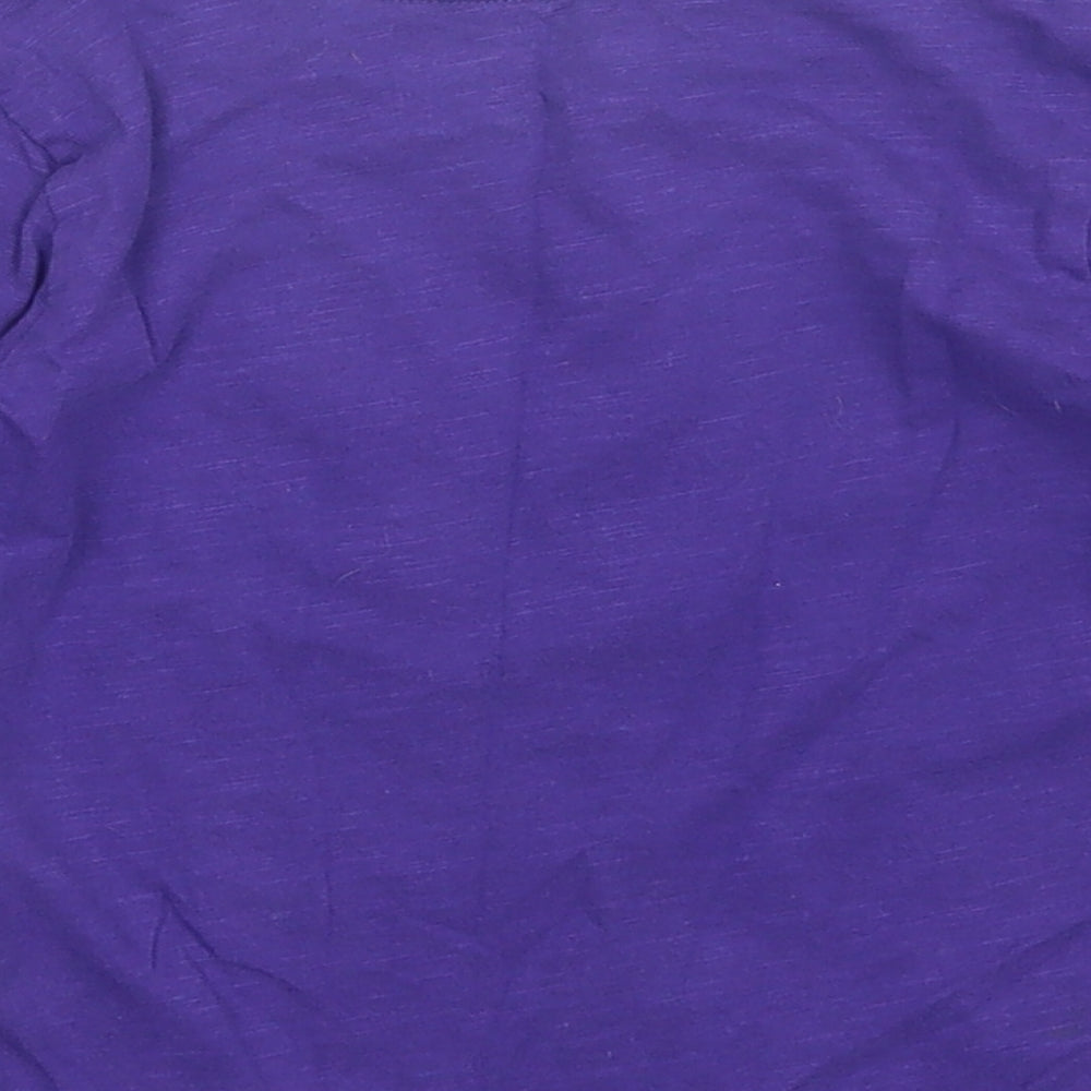 Next Boys Purple Basic T-Shirt Size 9-12 Months