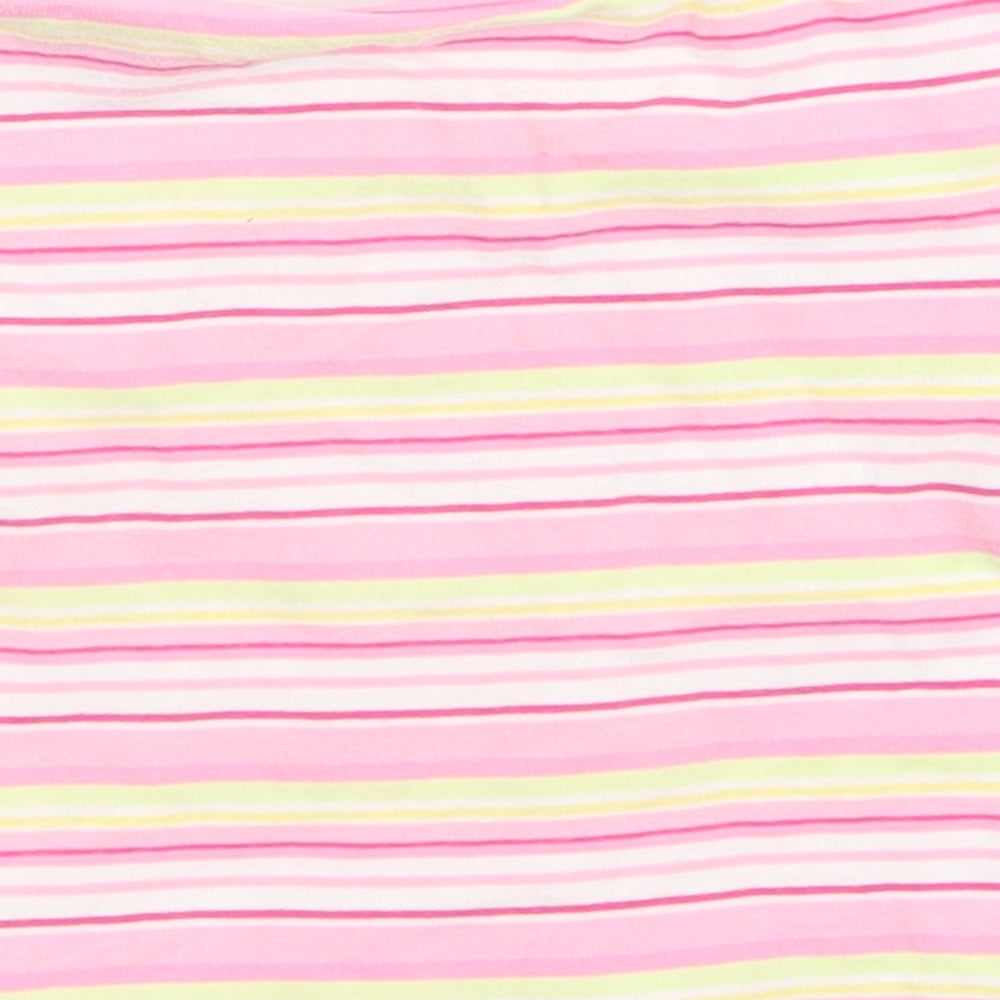 George Girls Multicoloured Striped Basic T-Shirt Size 0-3 Months