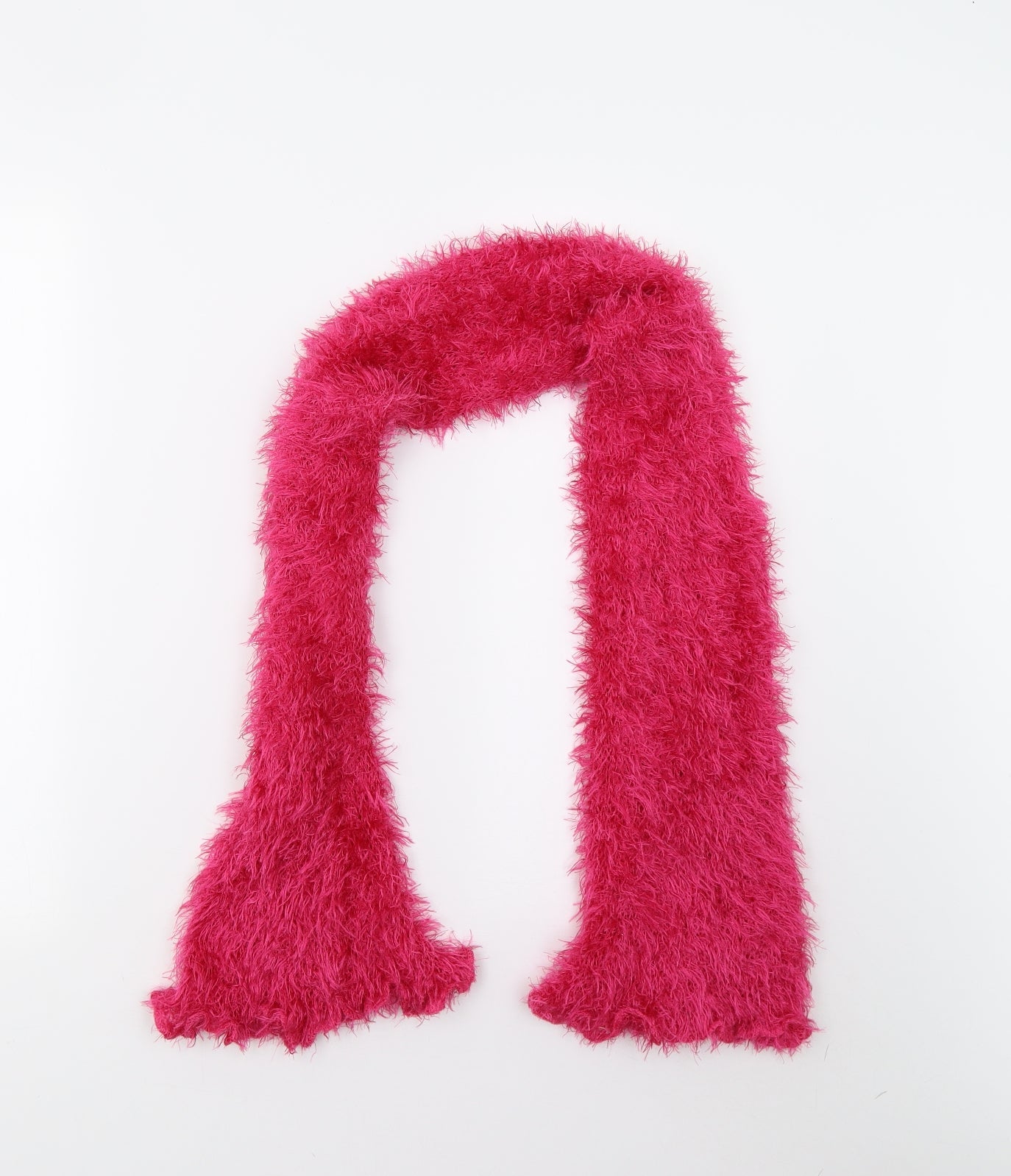 Preworn Womens Pink Knit Scarf