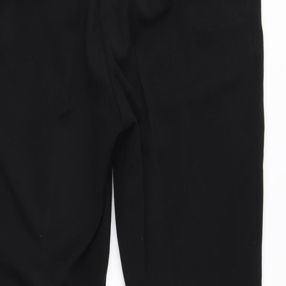 Marks & Spencer Womens Black Trousers Size 12 L26 in