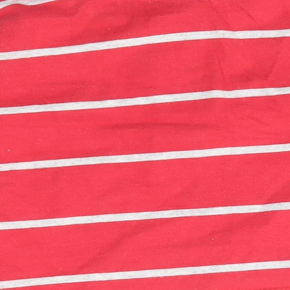 F&F Baby Red Striped Basic Polo Size 6-9 Months