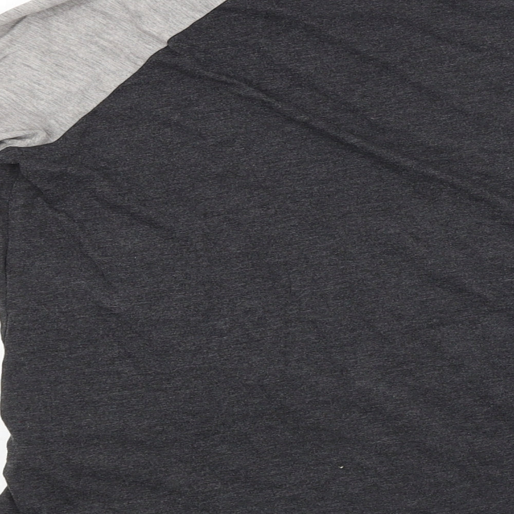 George Boys Grey Colourblock Pyjama Top Size 11-12 Years