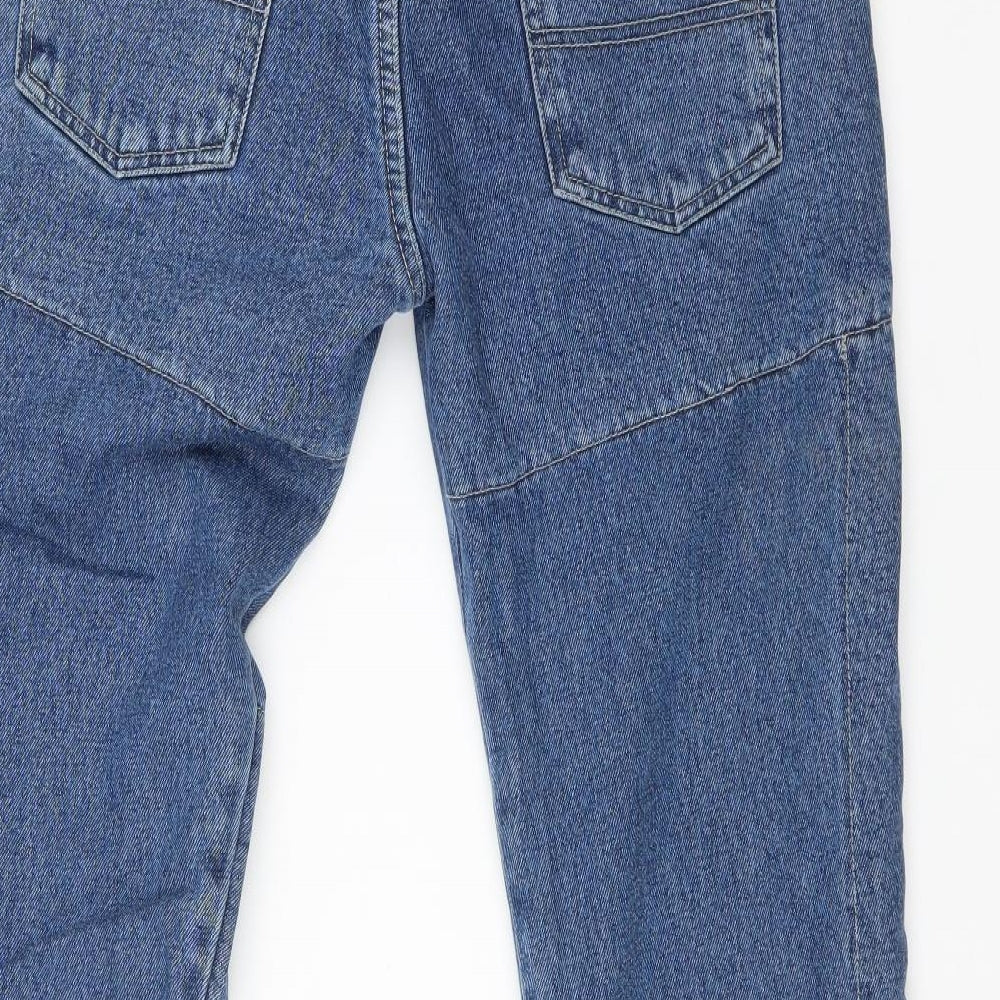 Performance Womens Blue Tapered Jeans Size 10 L31 in