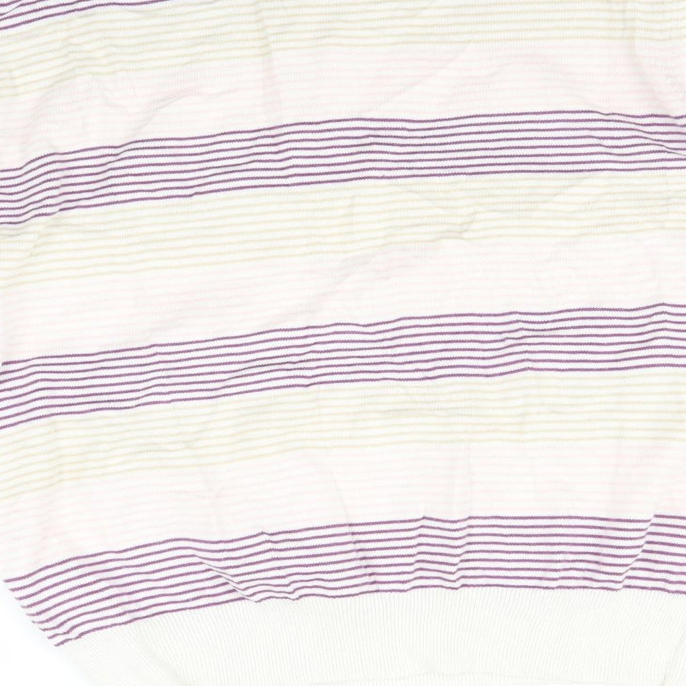 Marcus Law Womens Multicoloured Striped Pullover Jumper Size M