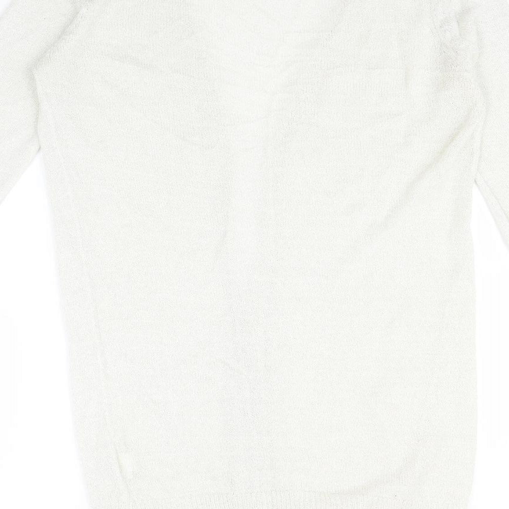 Preworn Womens Ivory Cardigan Jumper Size M