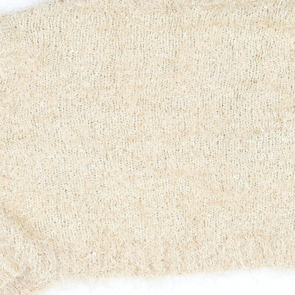 Peacocks Womens Beige Cardigan Jumper Size M