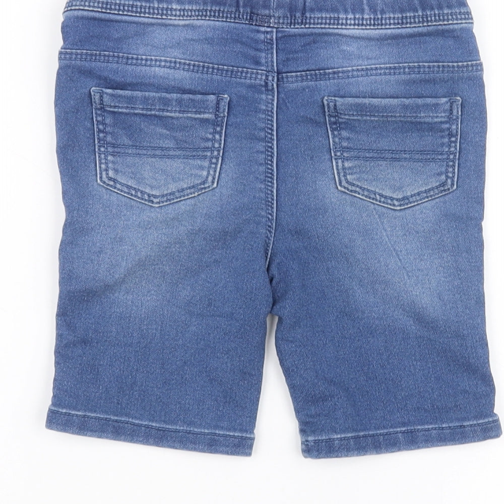 baby boy Boys Blue Denim Bermuda Shorts Size 2 Years