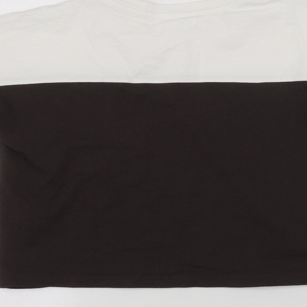 Zara Womens White Basic T-Shirt Size 6