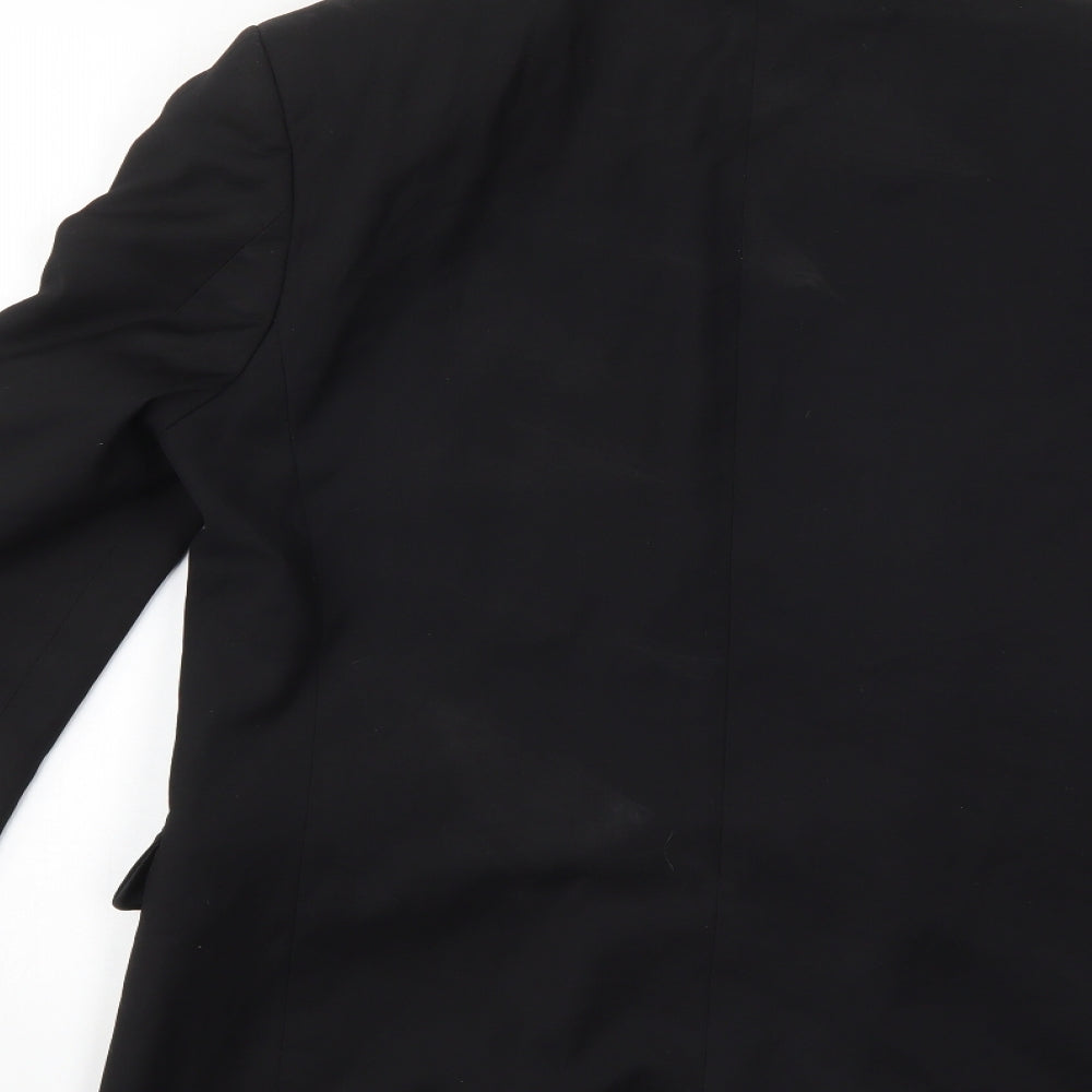 Ciro Mens Black Jacket Suit Jacket