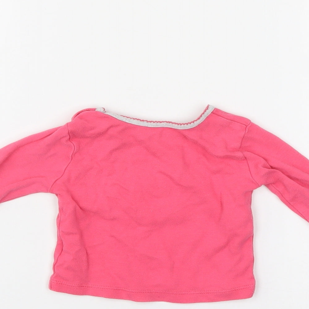 Primark Girls Pink Pullover Jumper Size 0-3 Months
