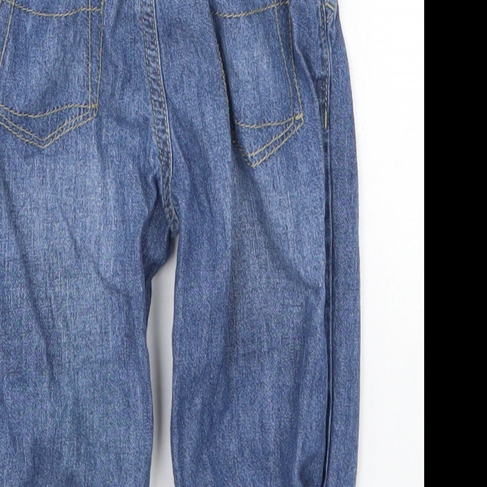 Ladybird Girls Blue Denim Capri Jeans Size 9-12 Months