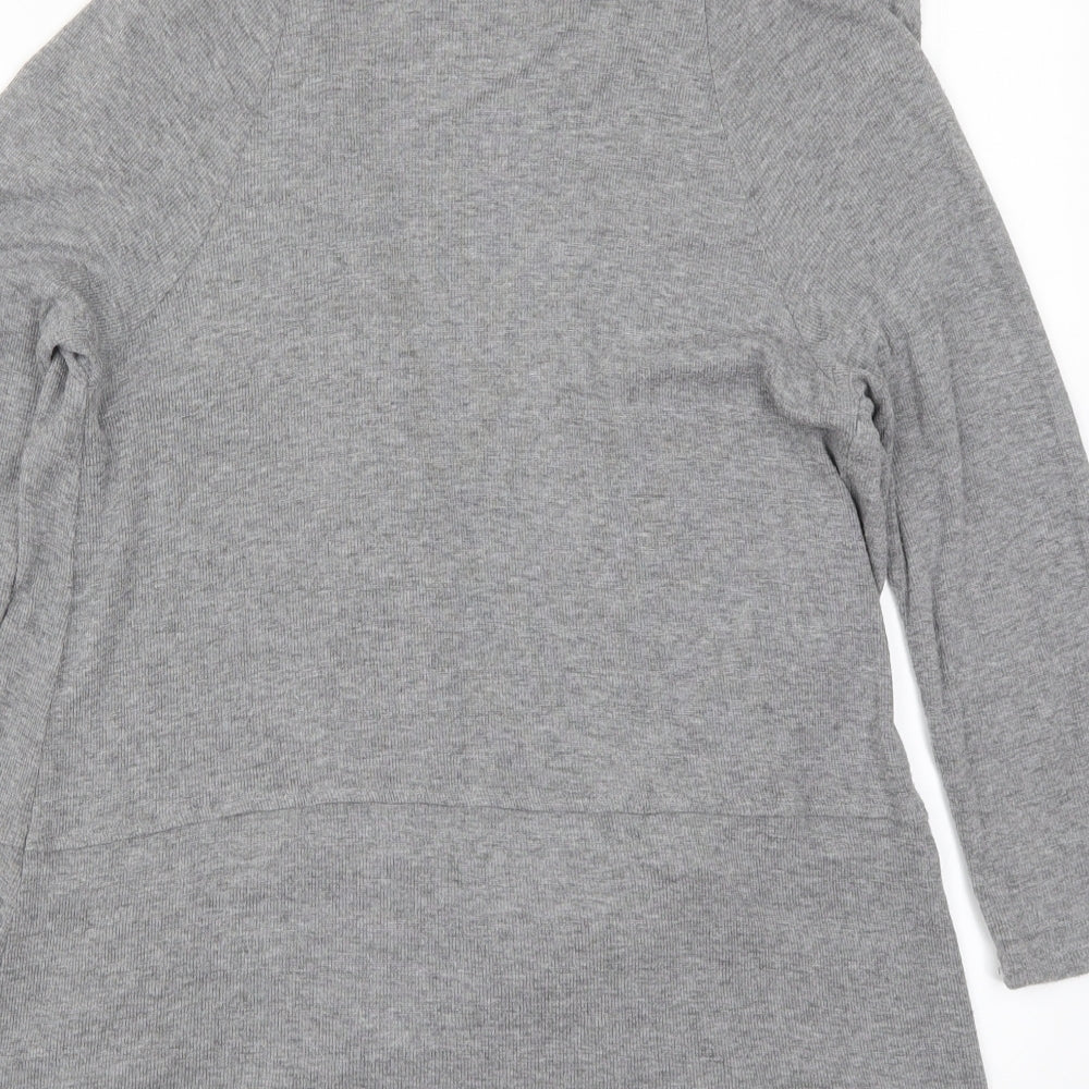 Cupio Womens Grey Knit Cardigan Jumper Size M