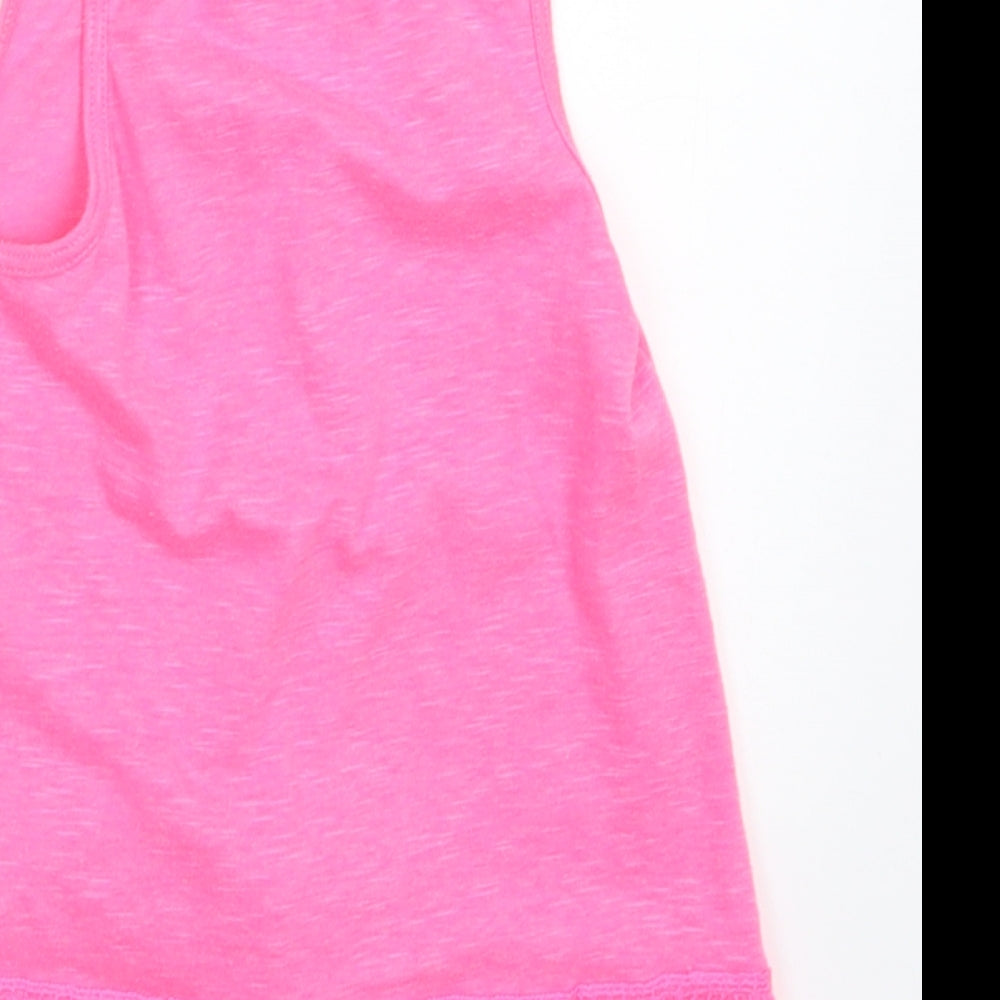 Primark Girls Pink Basic T-Shirt Size 4-5 Years