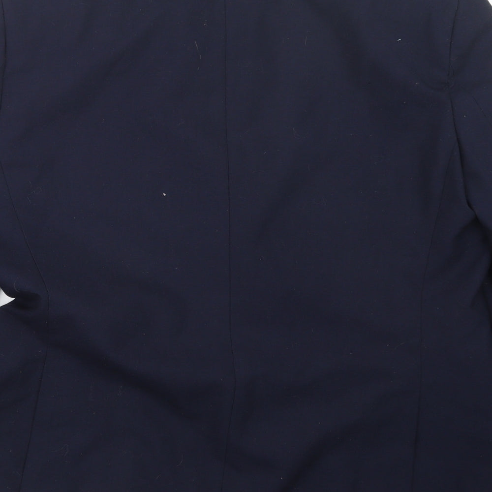 Burton Mens Blue Jacket Suit Jacket Size 38