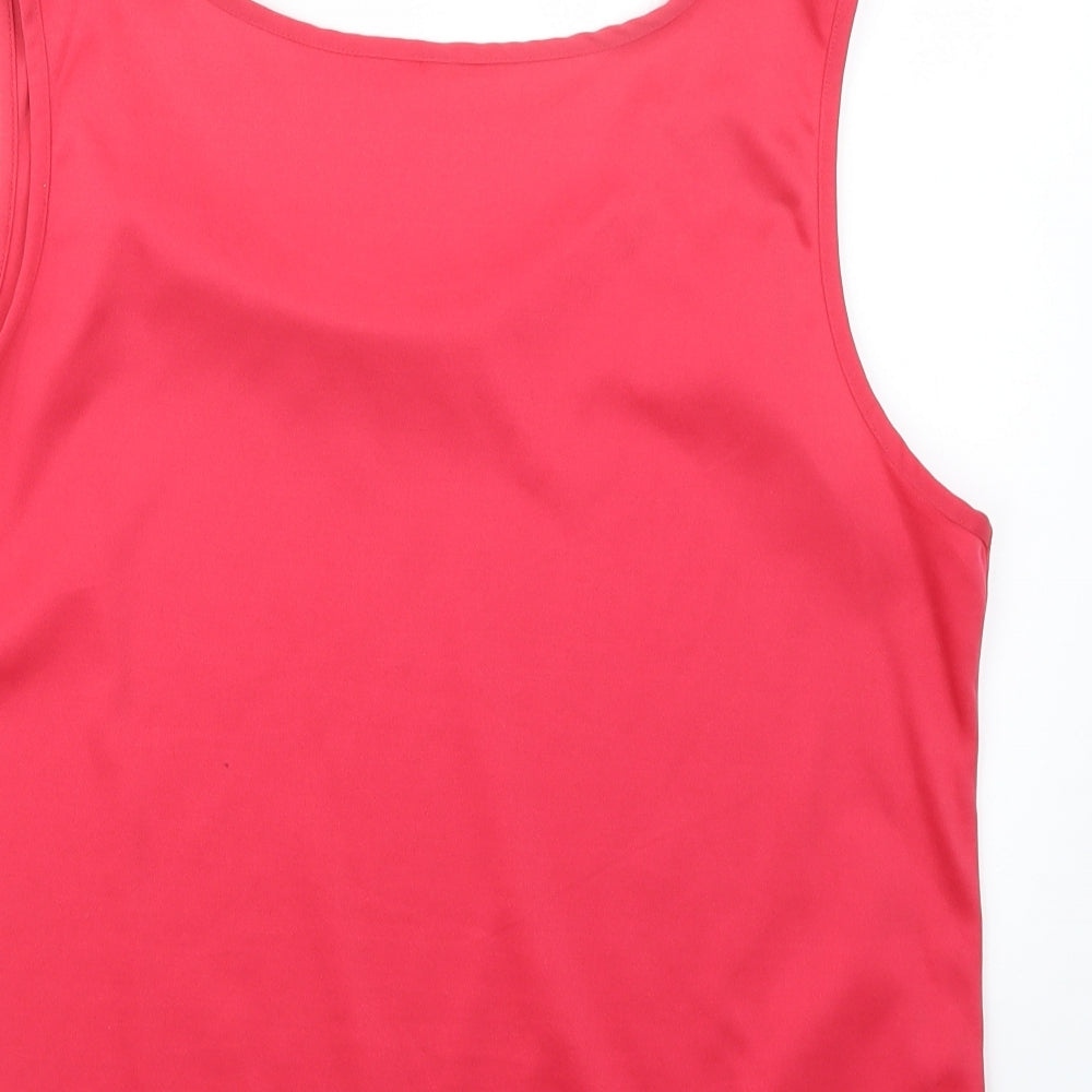 EWM Womens Pink Basic Tank Size 18