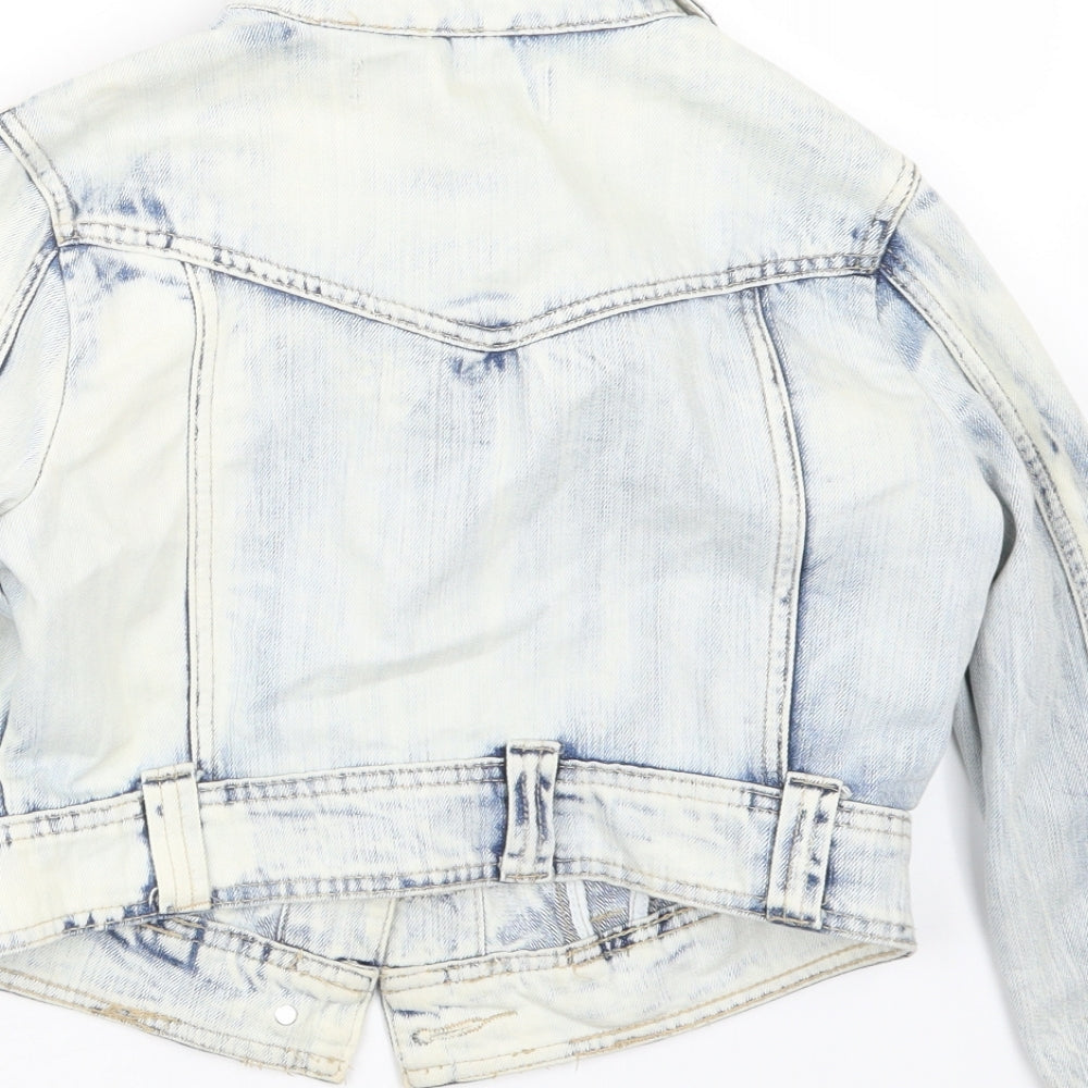 Urban Bliss Womens Blue Denim Jacket Size 10