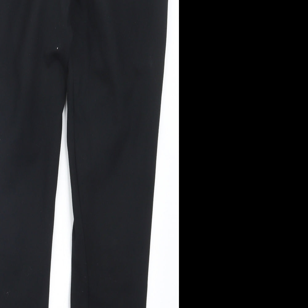 Marks & Spencer Womens Black Trousers Size 10 L26 in