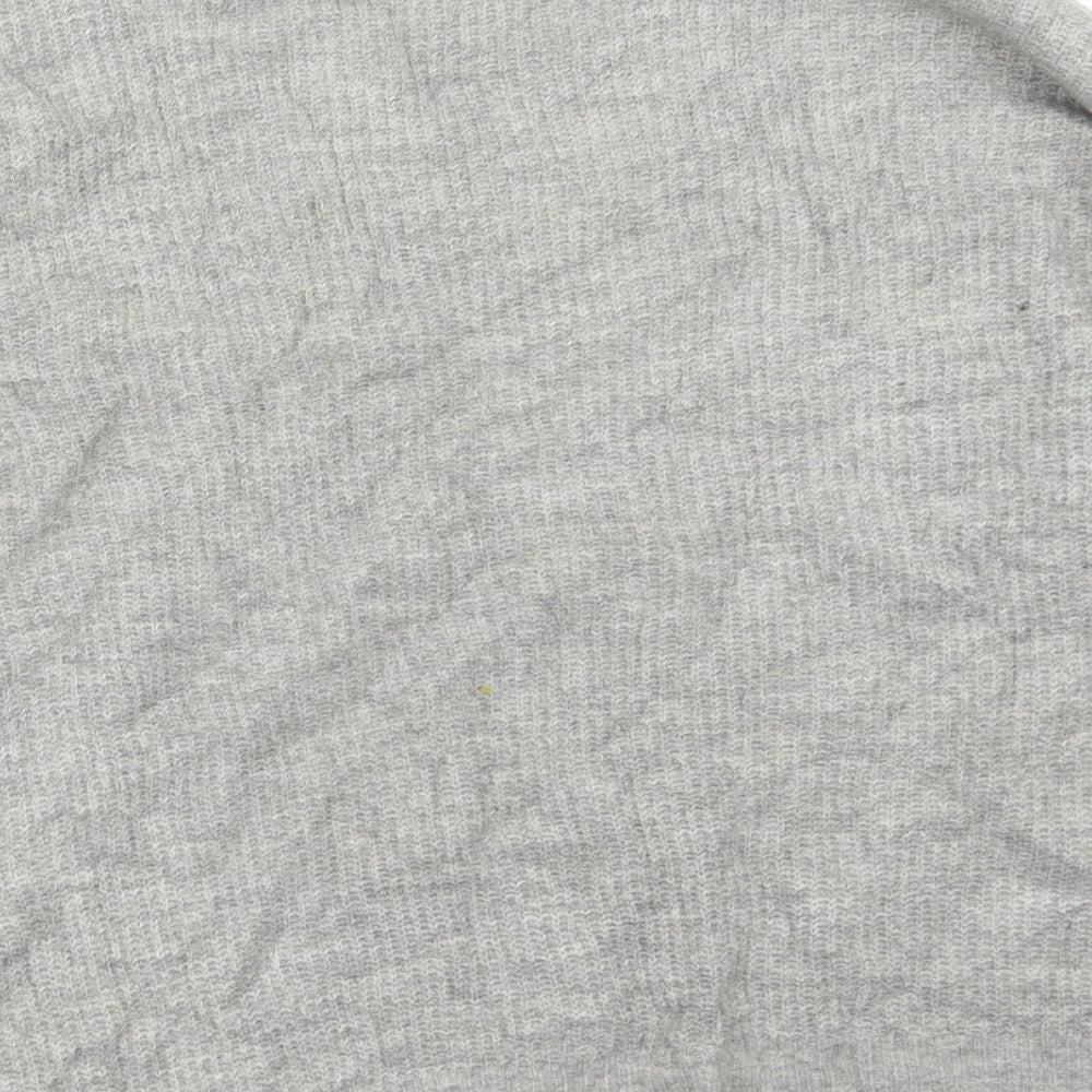 New Look Womens Grey Knit Pullover Jumper Size S