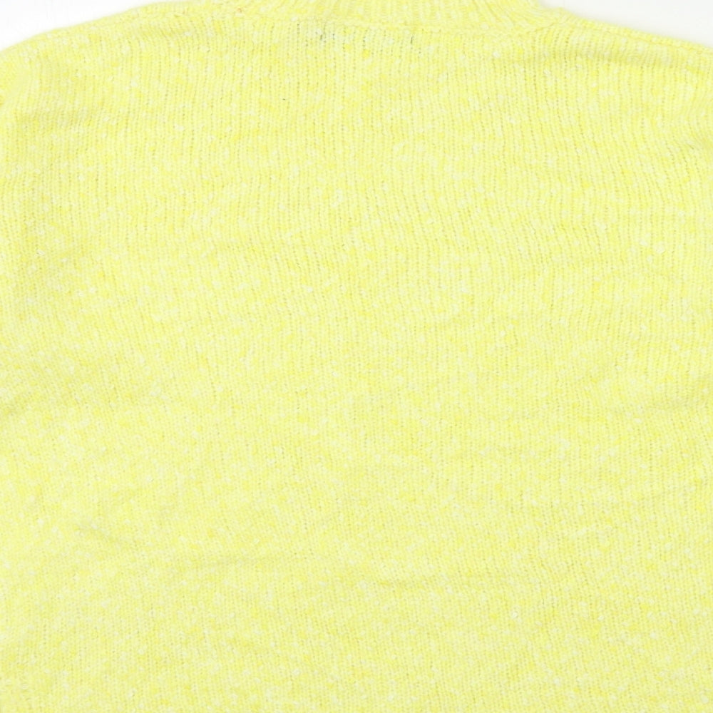 Marks & Spencer Womens Yellow Knit Pullover Jumper Size M