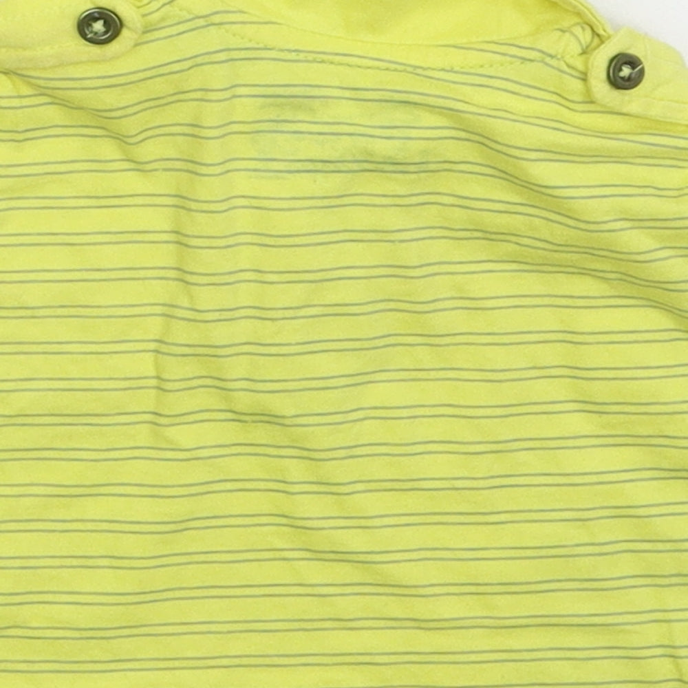 Earlydays Baby Yellow Striped Basic Polo Size 3-6 Months