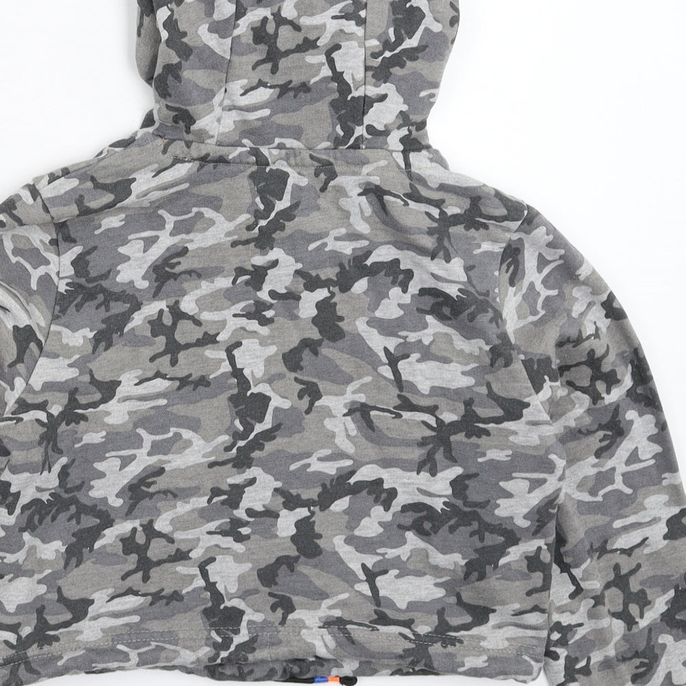 Marks & Spencer Girls Multicoloured Camouflage Cape Hoodie Size 9-10 Years