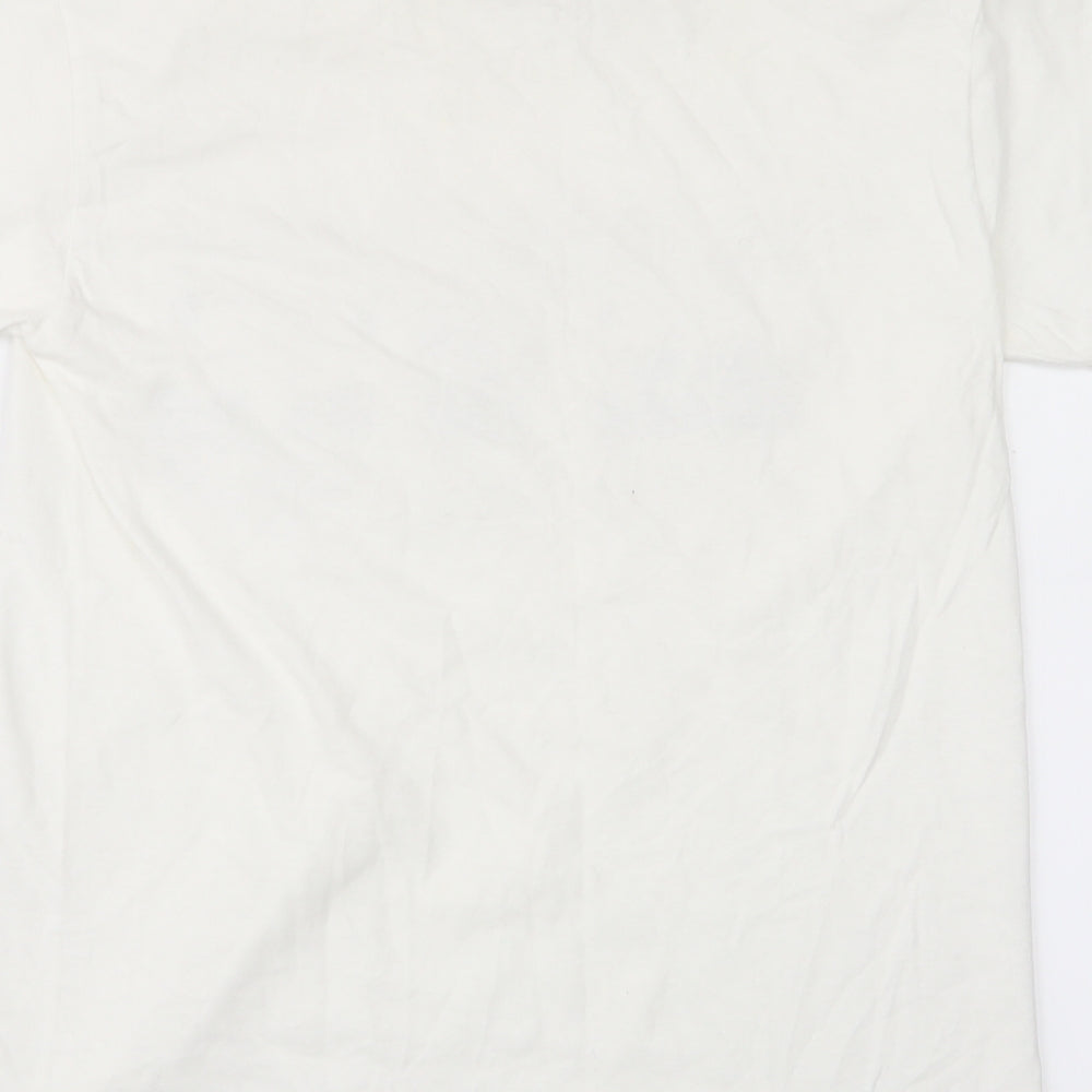 top of the rock Mens White T-Shirt Size S