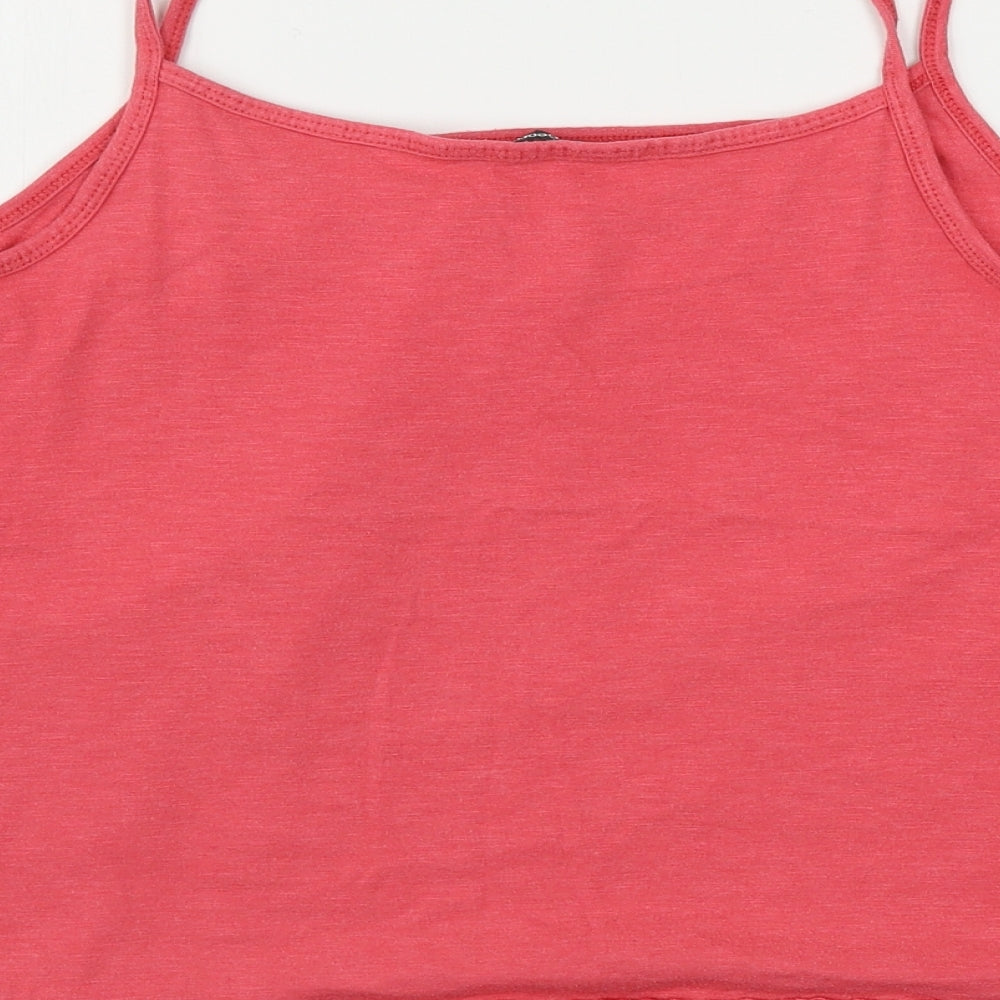 George Girls Pink Basic T-Shirt Size 11-12 Years