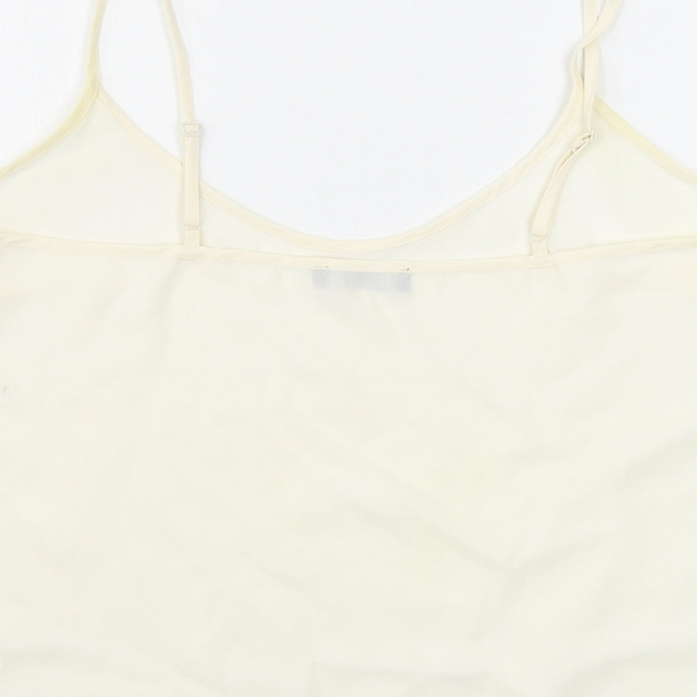 F&F Womens Beige Basic Blouse Size 14
