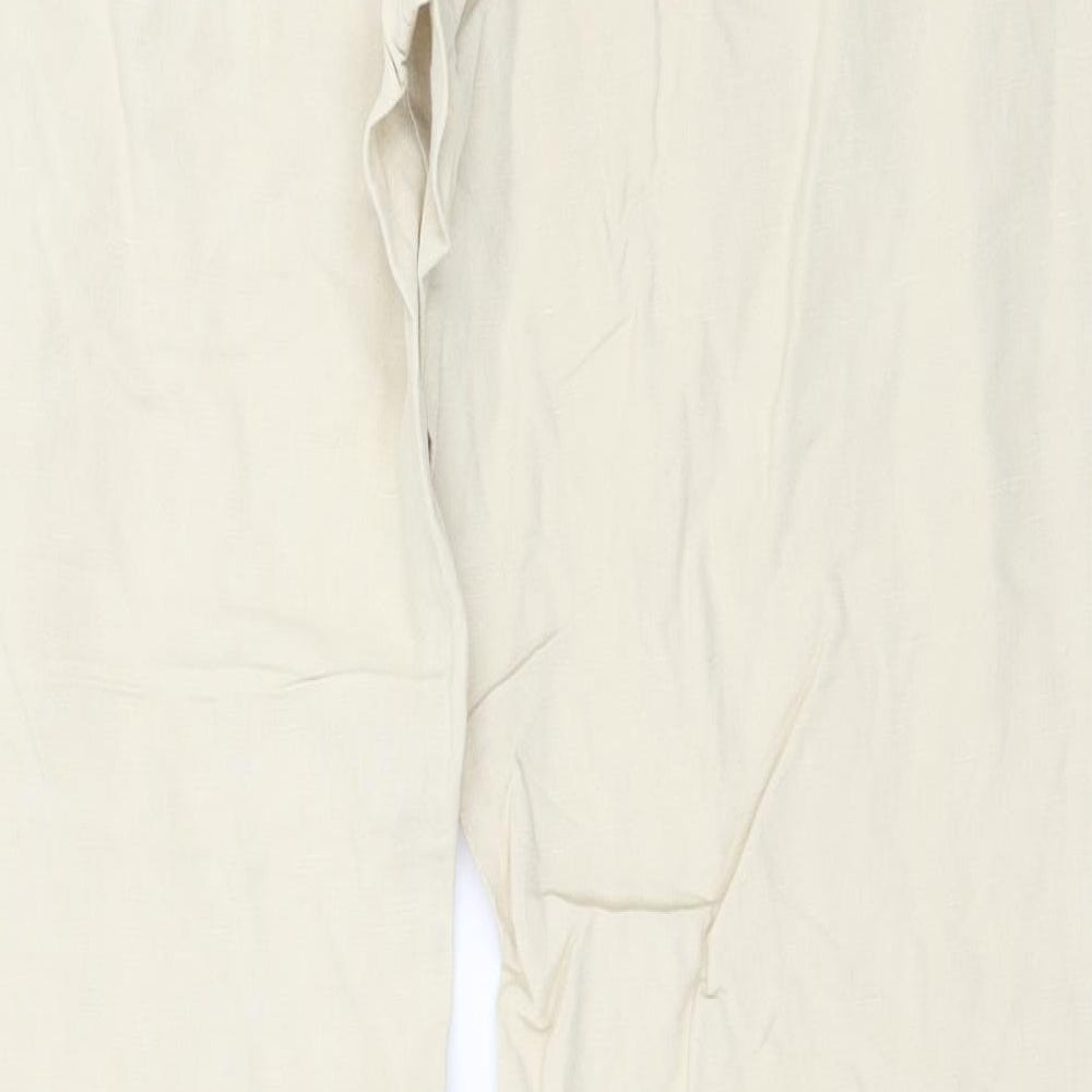 Flo & Jo Womens Beige Trousers Size XL L30 in