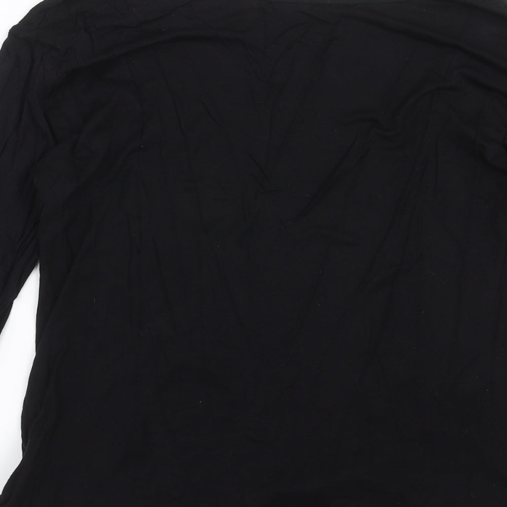 Effect Womens Black Cardigan Jumper Size 2XL
