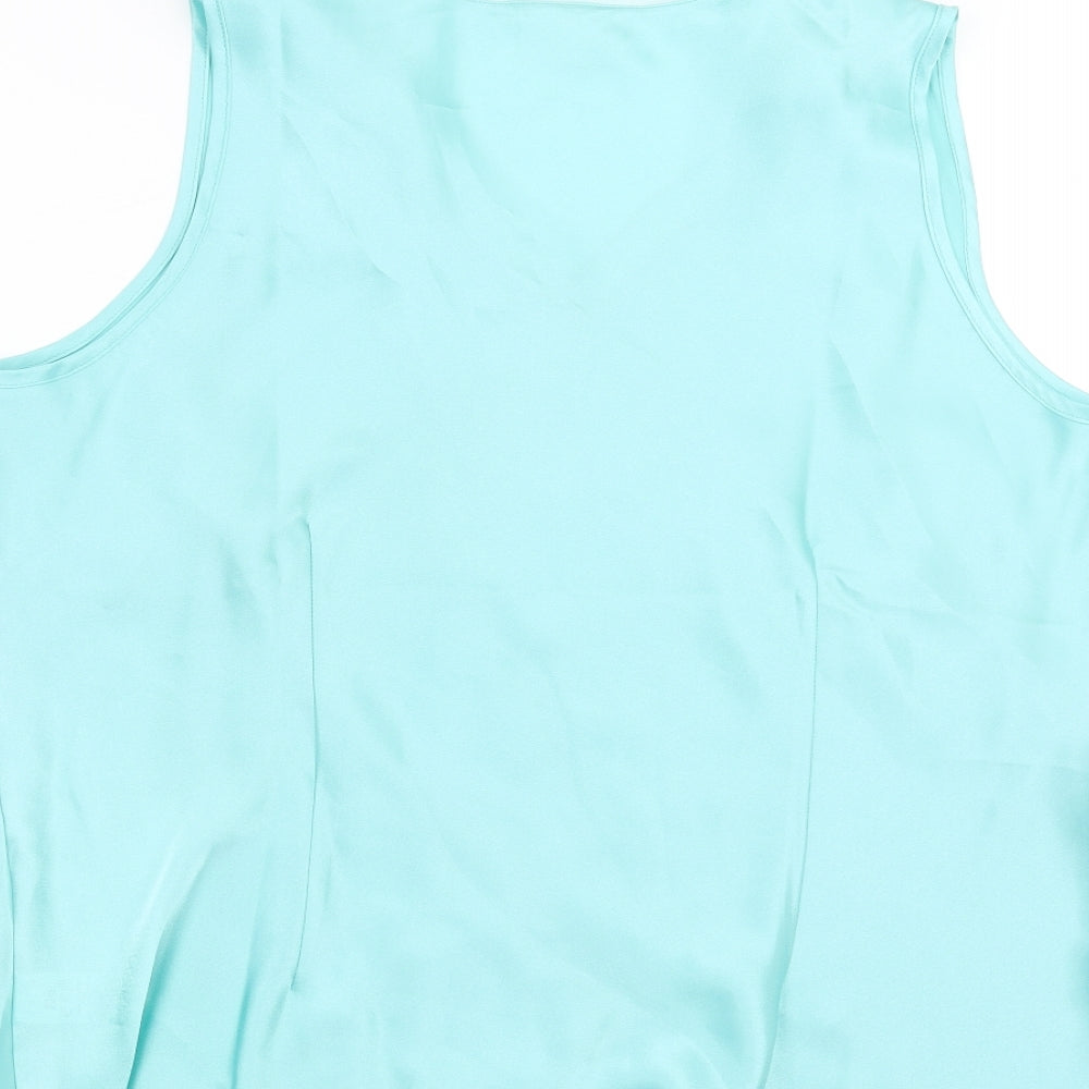 The Collection Womens Blue Basic Blouse Size 20
