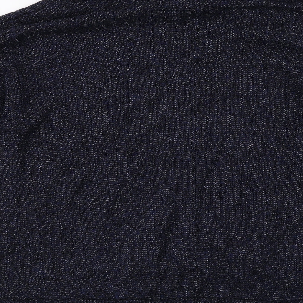 Topshop Womens Blue Pullover Sweatshirt Size 10